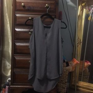 I grey blouse